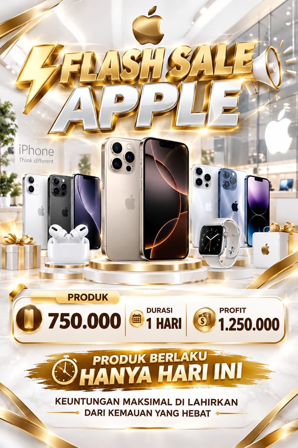 Flash Sale produk Apple